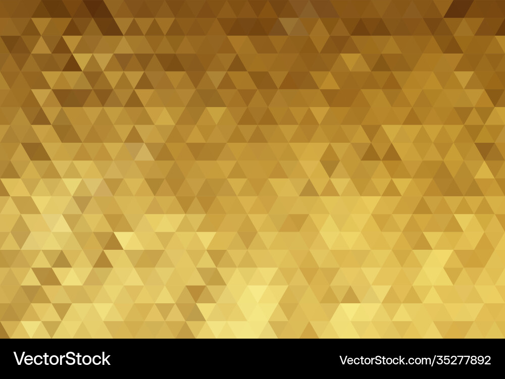 Abstract golden triangle pattern background Abstract golden triangle pattern background vector image