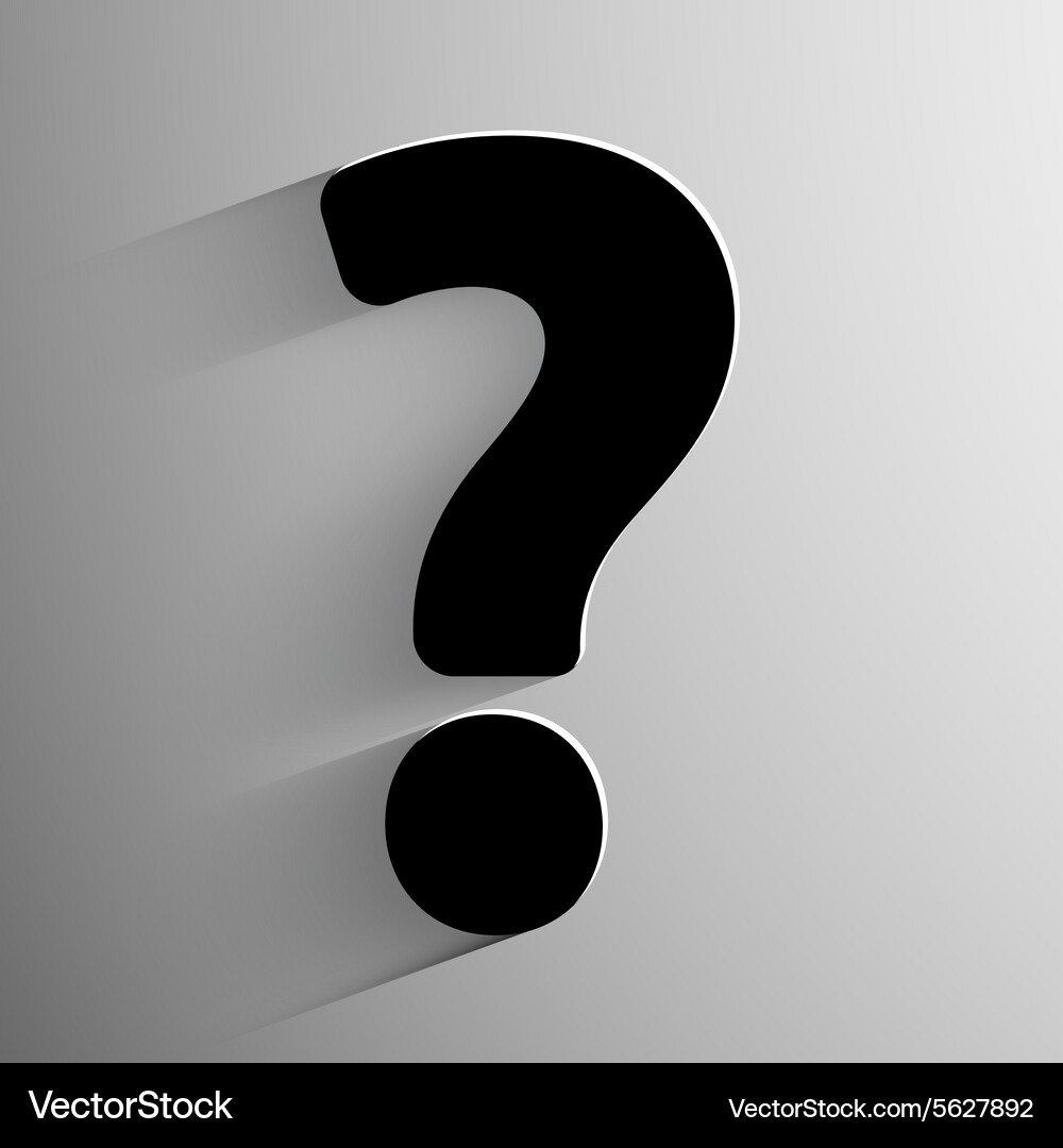 Question mark web icon background Vector Image