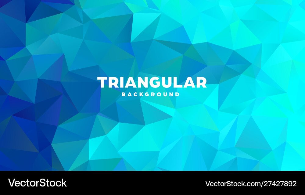 Triangle polygonal abstract geometric background Vector Image