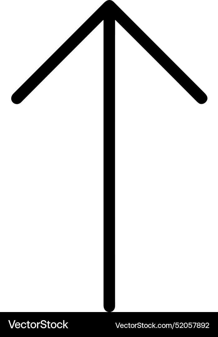 Upload outline icon symbol image Vector Image