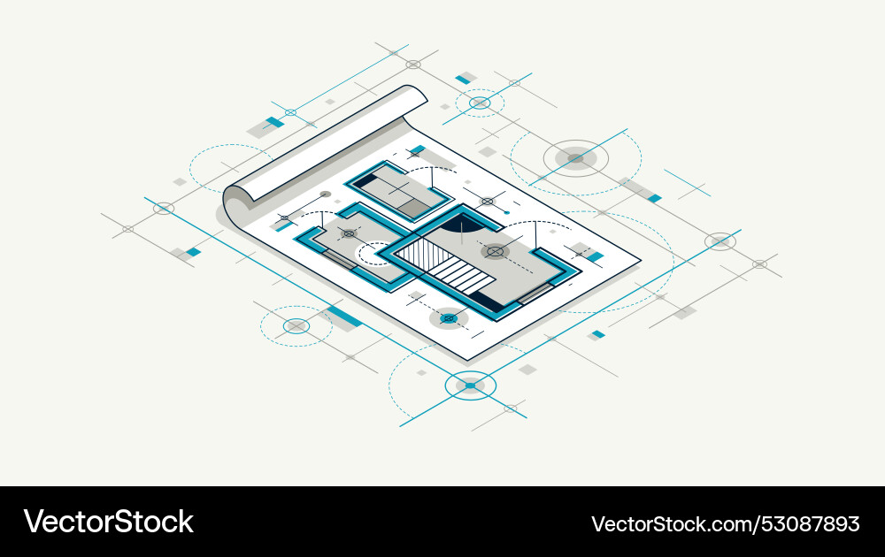 Engineering project concept paper document Engineering project concept paper document vector image