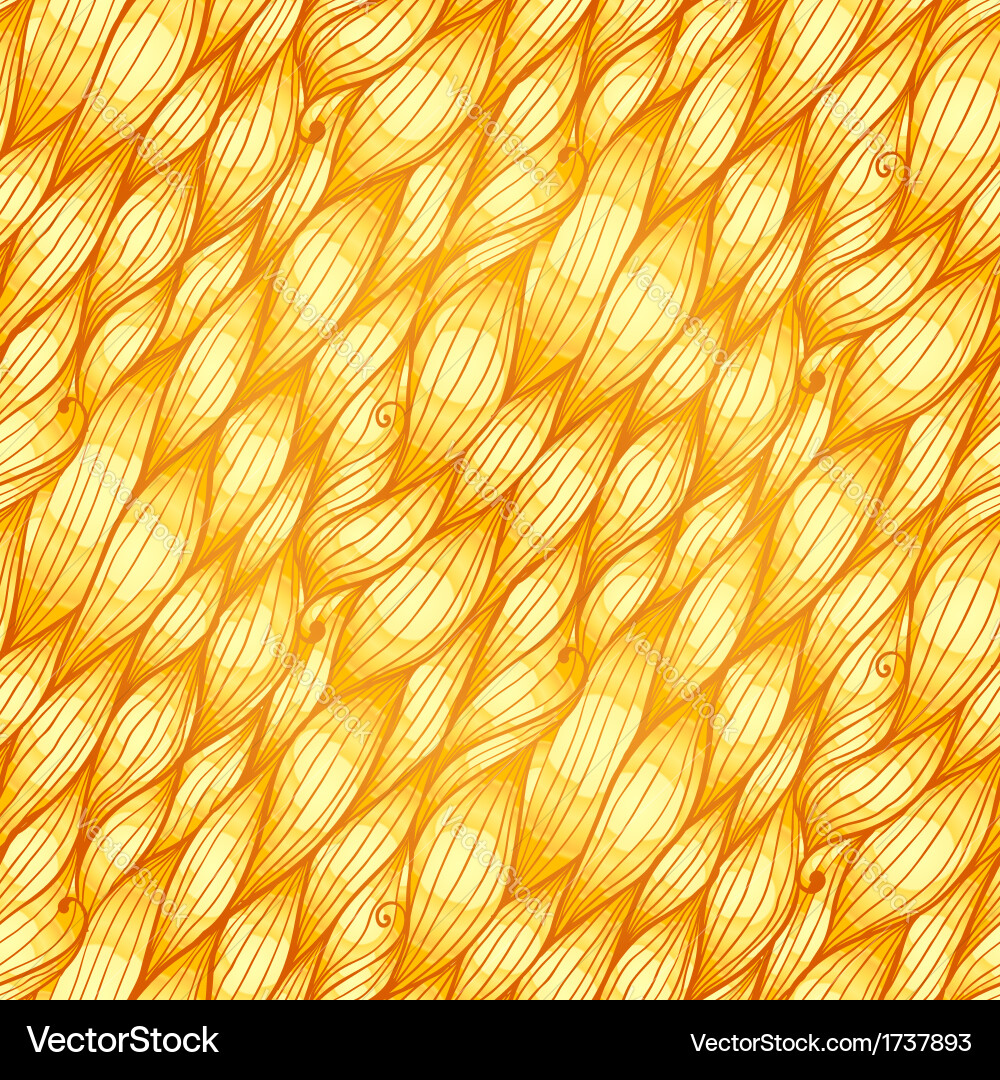 Golden hair seamless pattern Royalty Free Vector Image