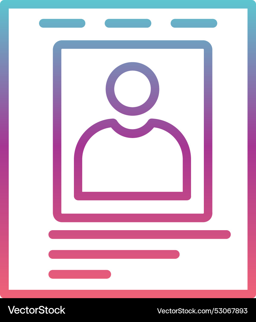 Image line gradient design Vector Image