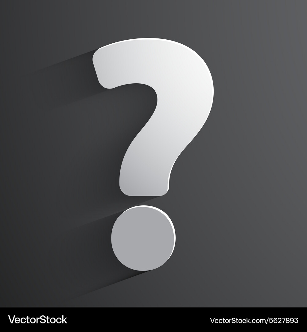 Question mark web icon background Vector Image