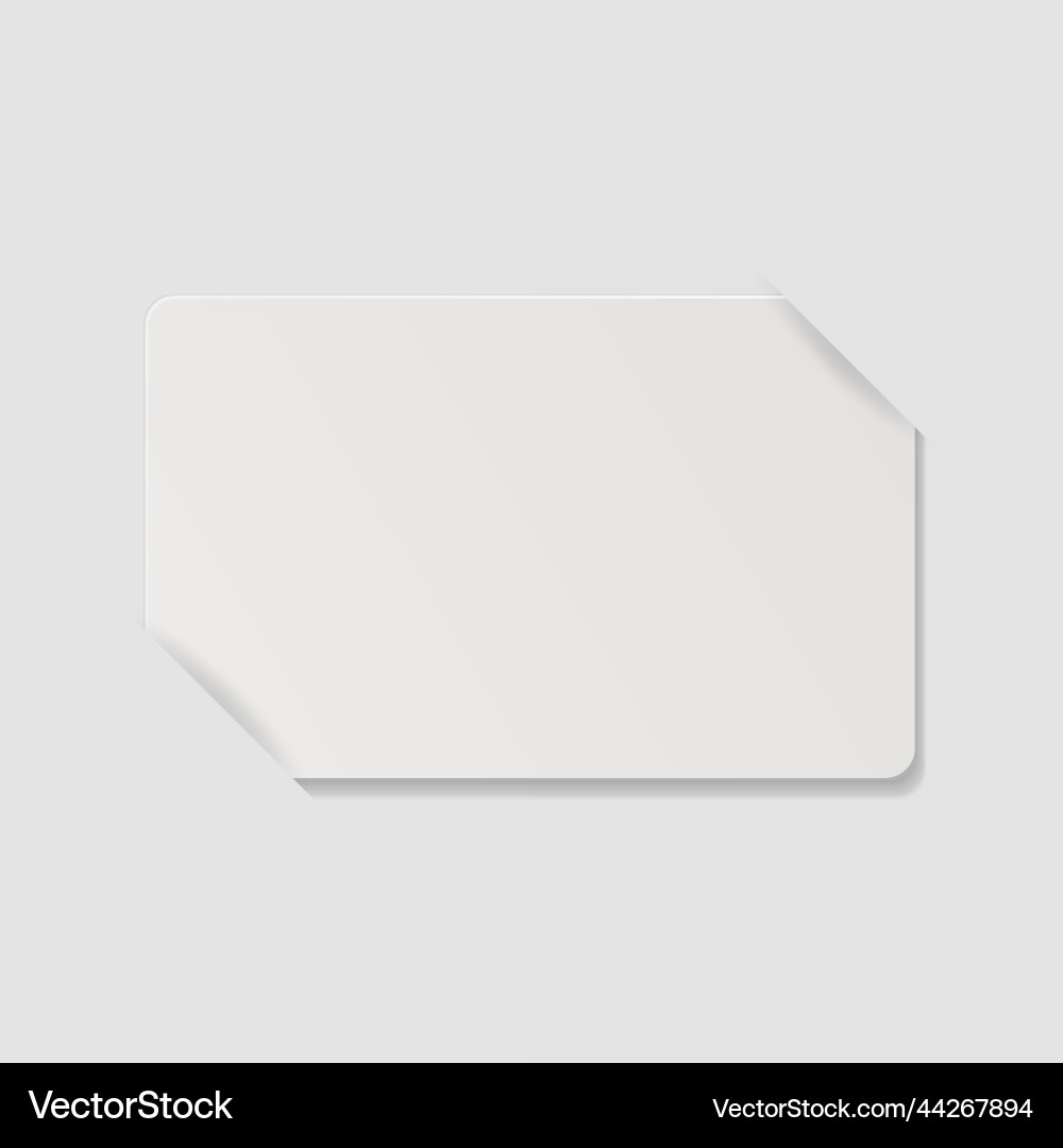 3d realistic horizontal white guest room vector image