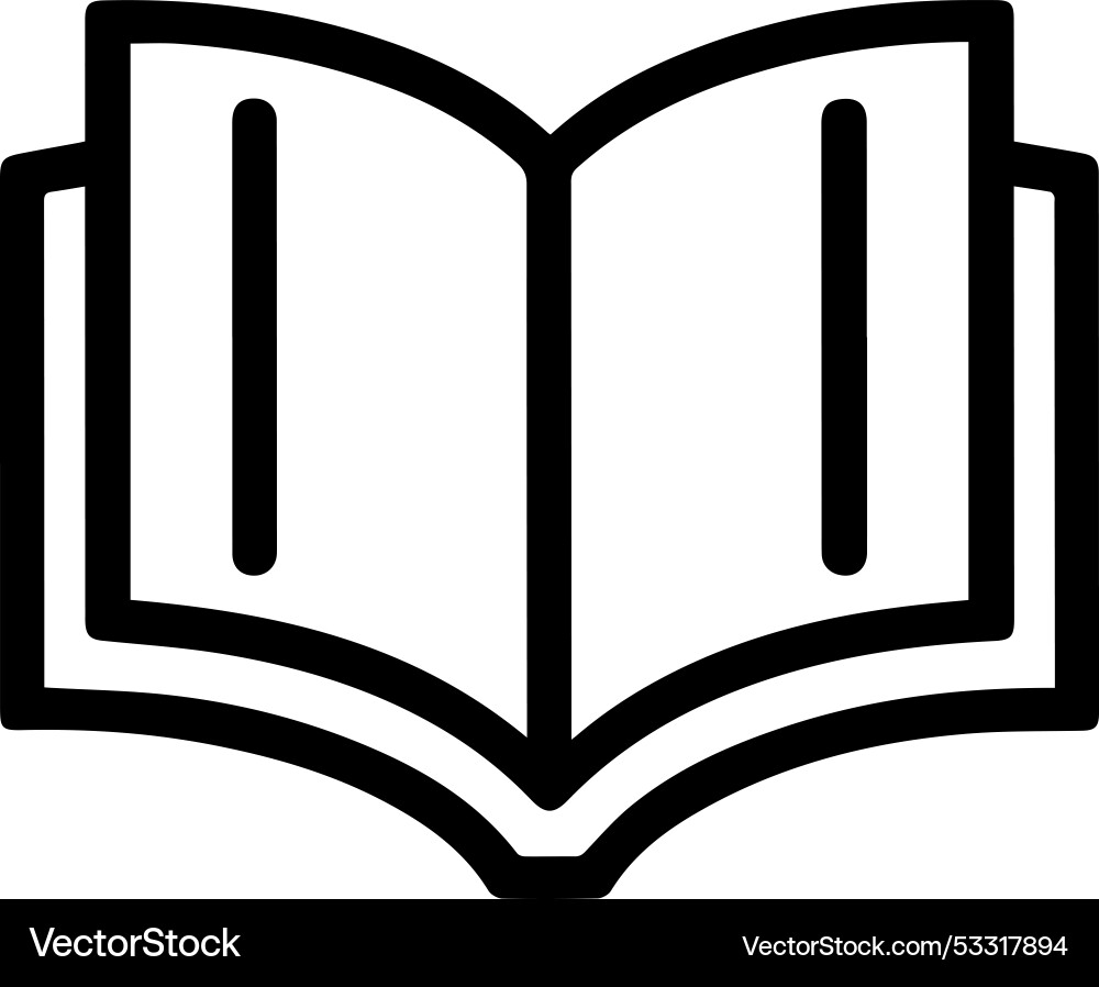 A open book image design Vector Image