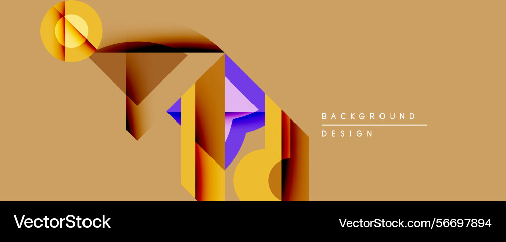 Abstract geometric shapes overlap creating Abstract geometric shapes overlap creating vector image