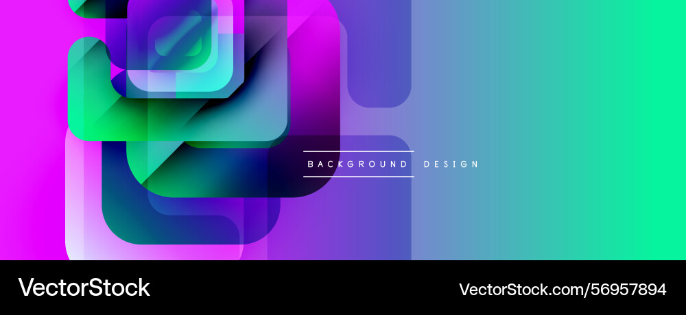 Abstract geometric shapes overlap creating Abstract geometric shapes overlap creating vector image