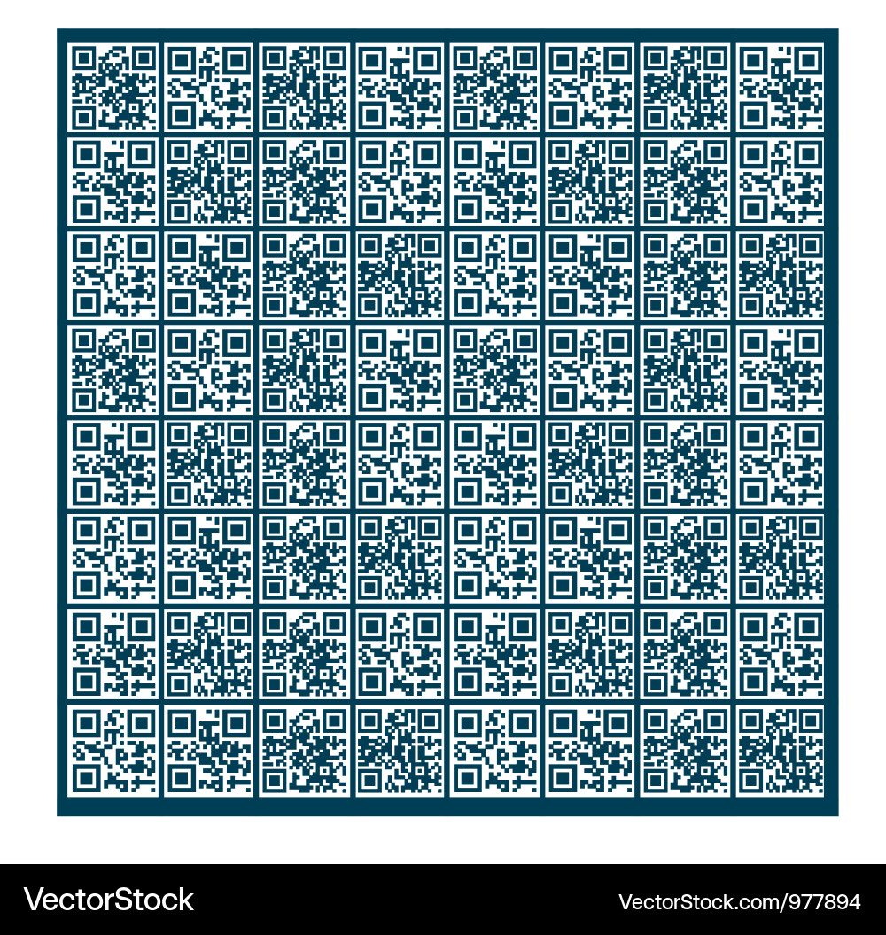 Abstrakter Qr-Code Hintergrund Vektorbild