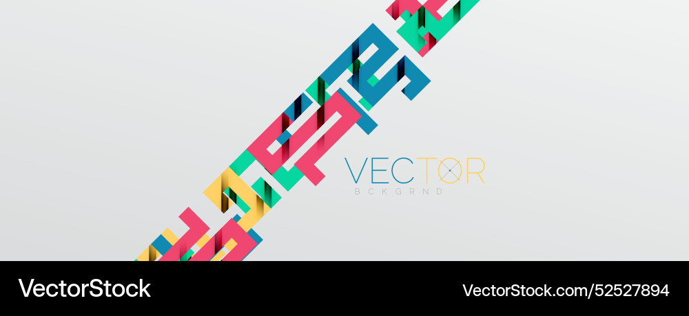 Color bend lines with shadow texture effect Vector Image