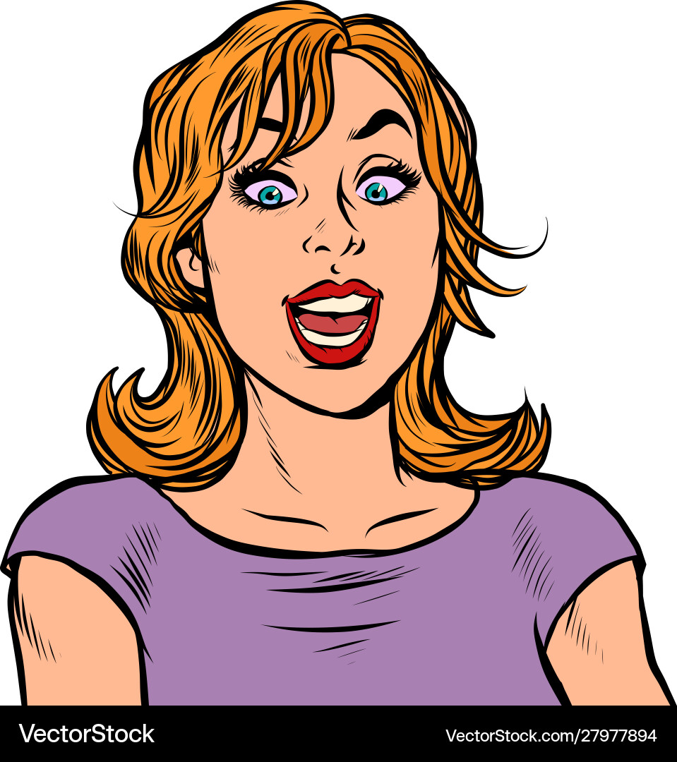 Oops pop art überrascht frau Oops pop art überrascht frau Vektorbild