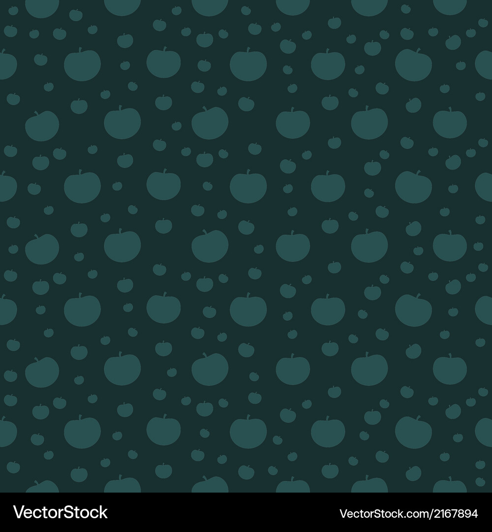 Seamless pattern of apples Vector Image