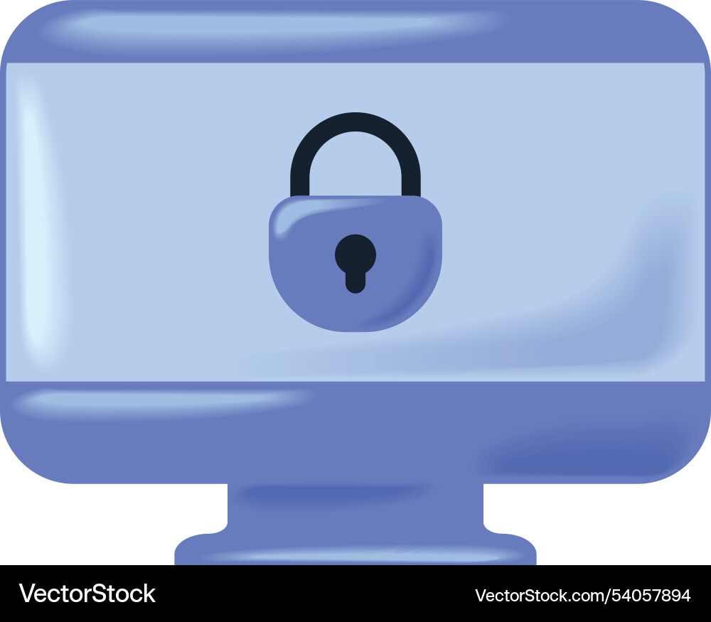 Security computer data Vector Image