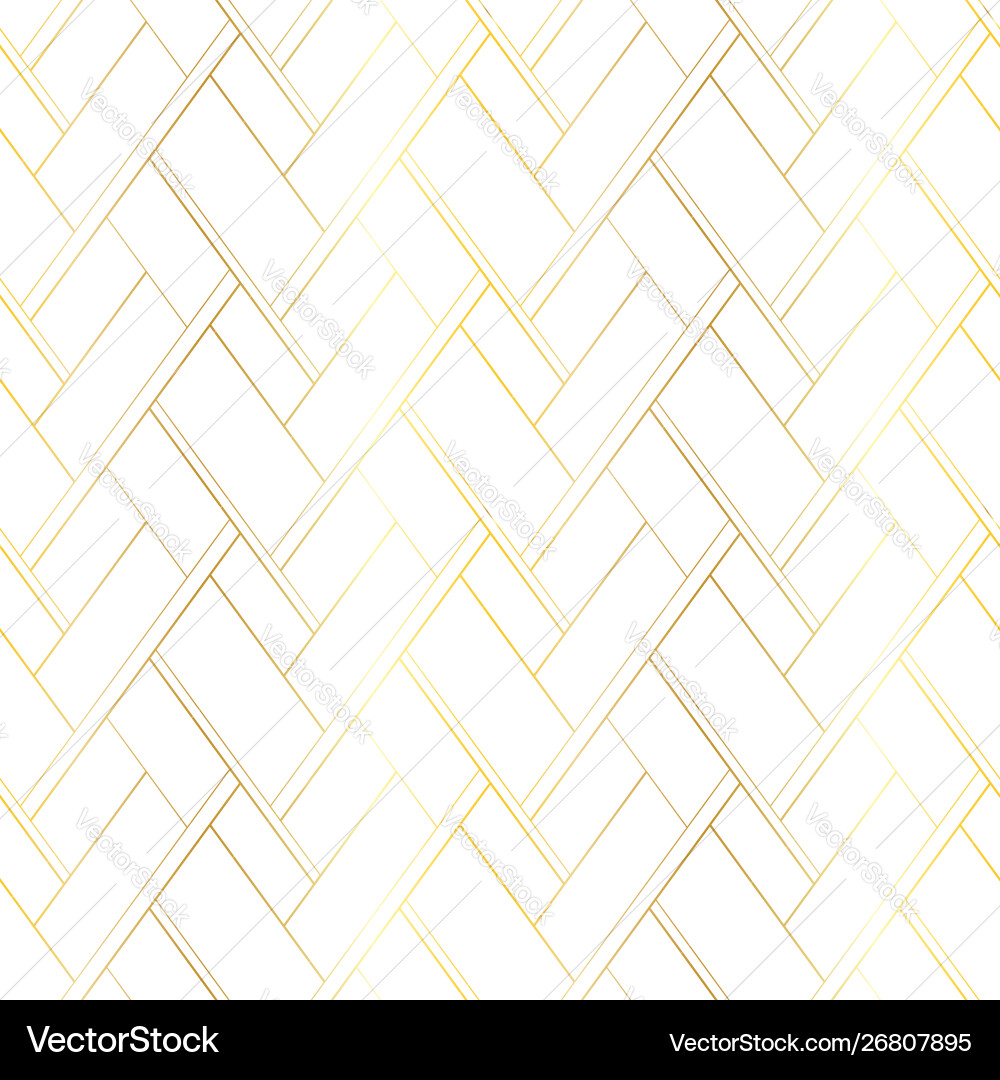Golden Line Pattern Vector Image