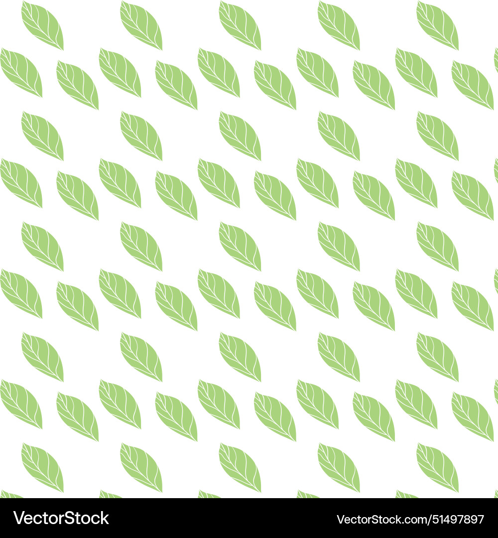 Leaves pattern background Vector Image