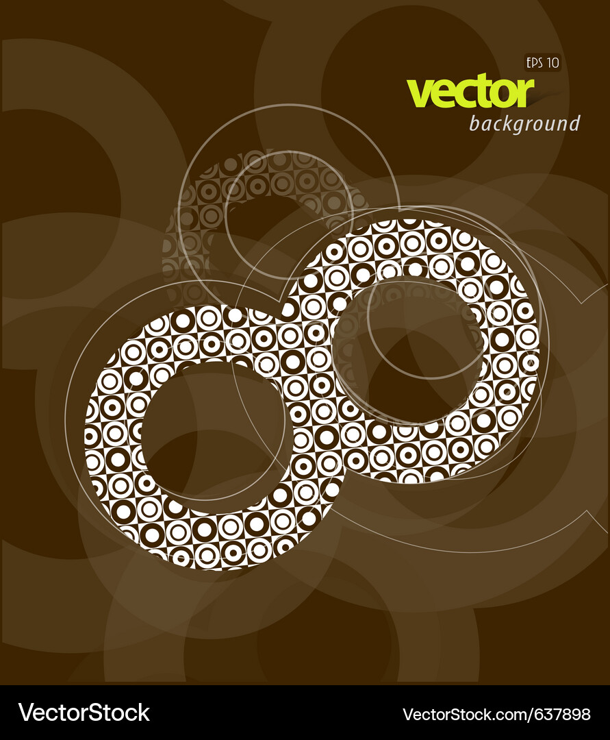Brown abstract background with place for your text Vector Image
