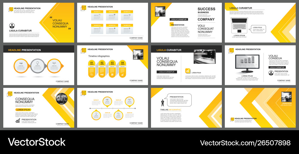 Presentation and slide layout background design Presentation and slide layout background design vector image