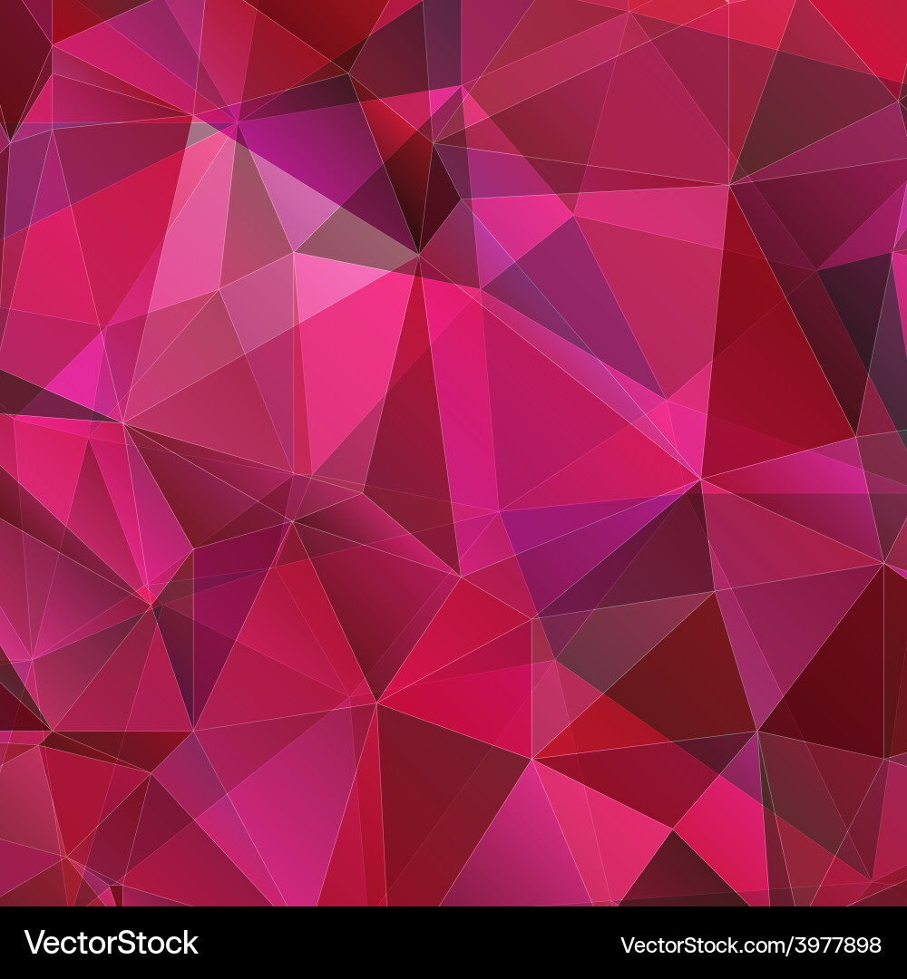 Red triangle abstract background vector image