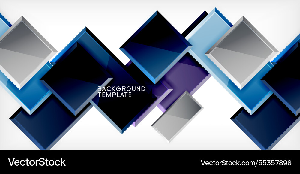 Square shape color abstract geometry Square shape color abstract geometry Vector Image