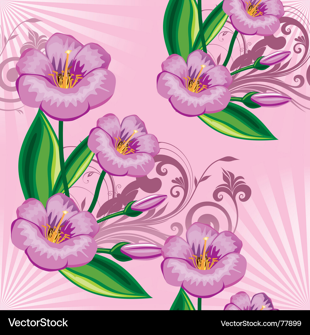Floral background Vector Image