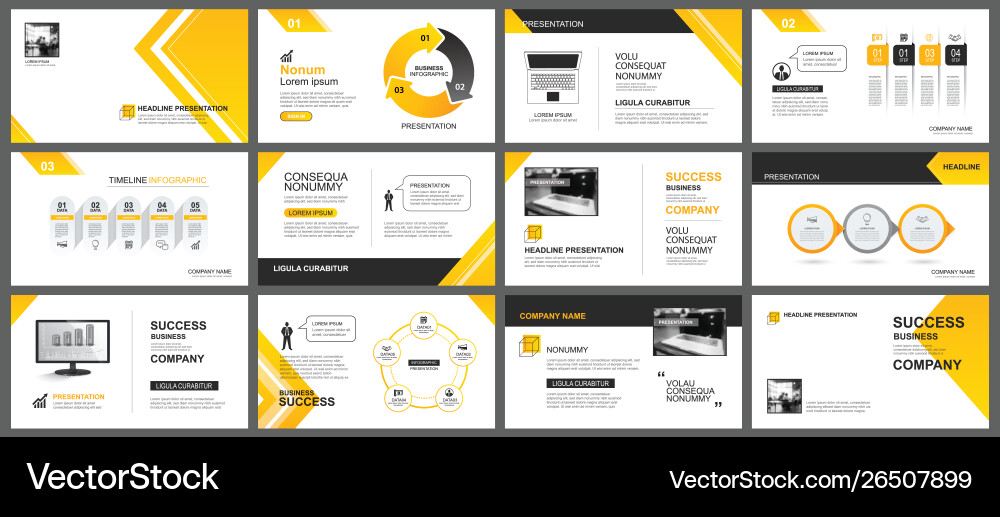 Presentation and slide layout background design Presentation and slide layout background design vector image