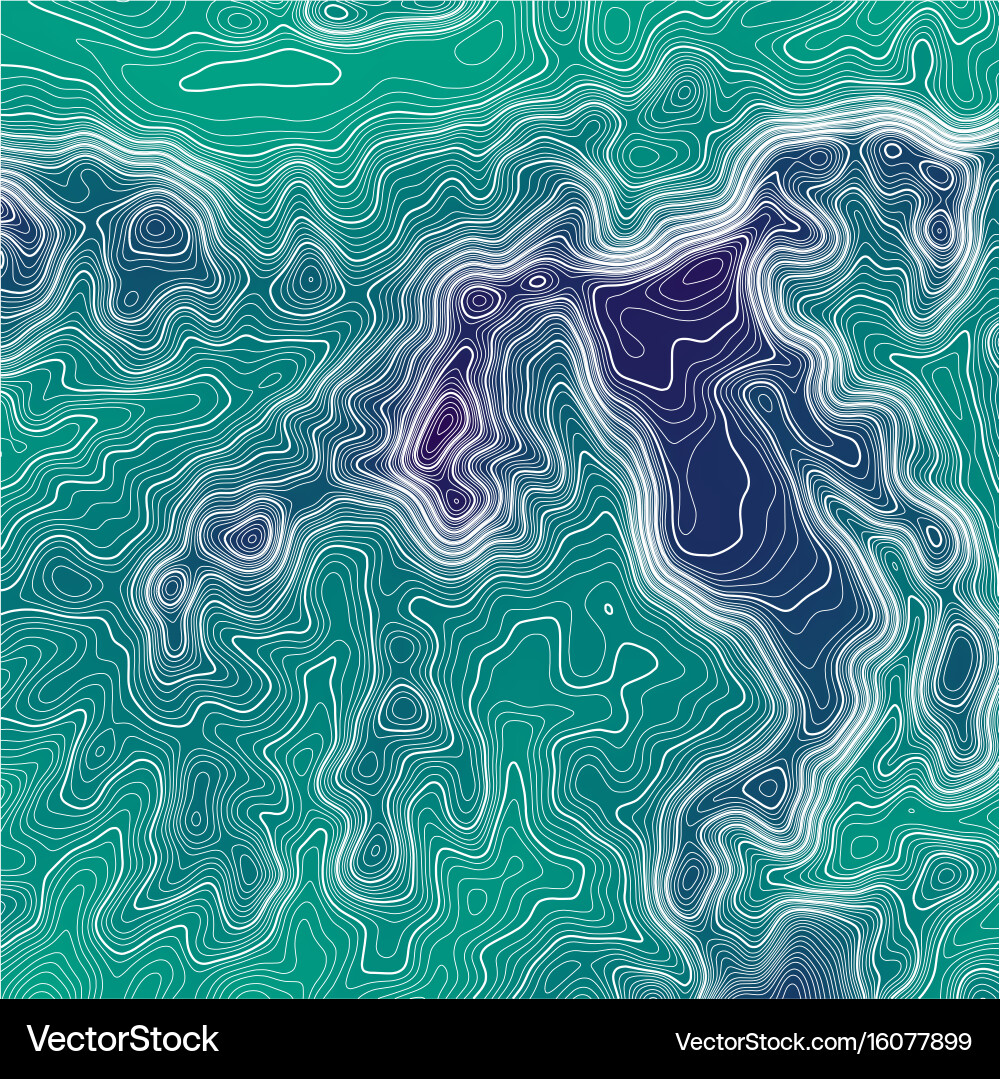 Topographic map background with space for copy vector image
