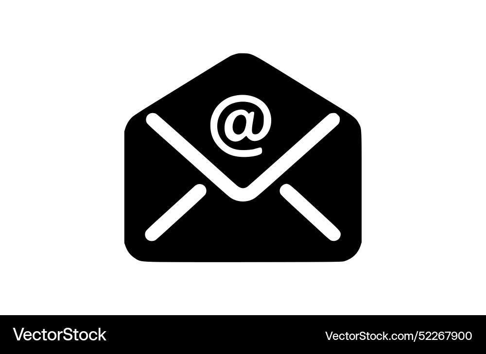 Inbox icon isolated on white background beautiful vector image
