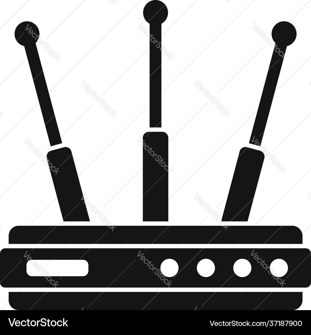 Wifi router icon simple style Wifi router icon simple style vector image