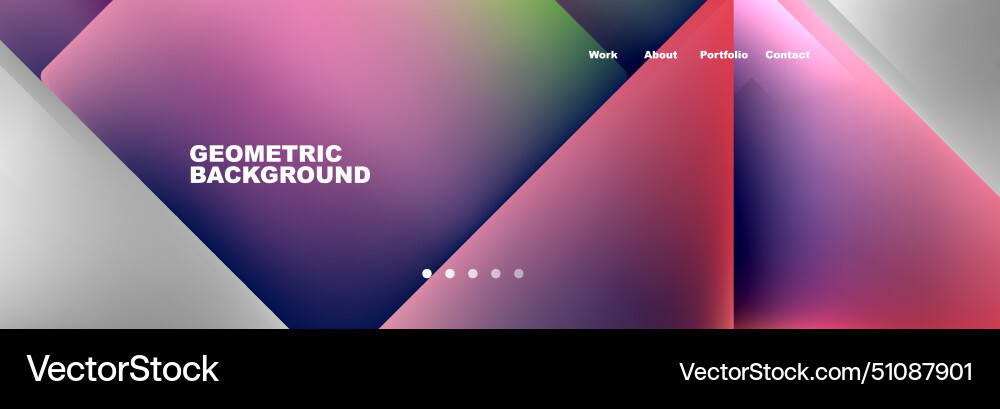 A geometric background with colorful triangles A geometric background with colorful triangles vector image