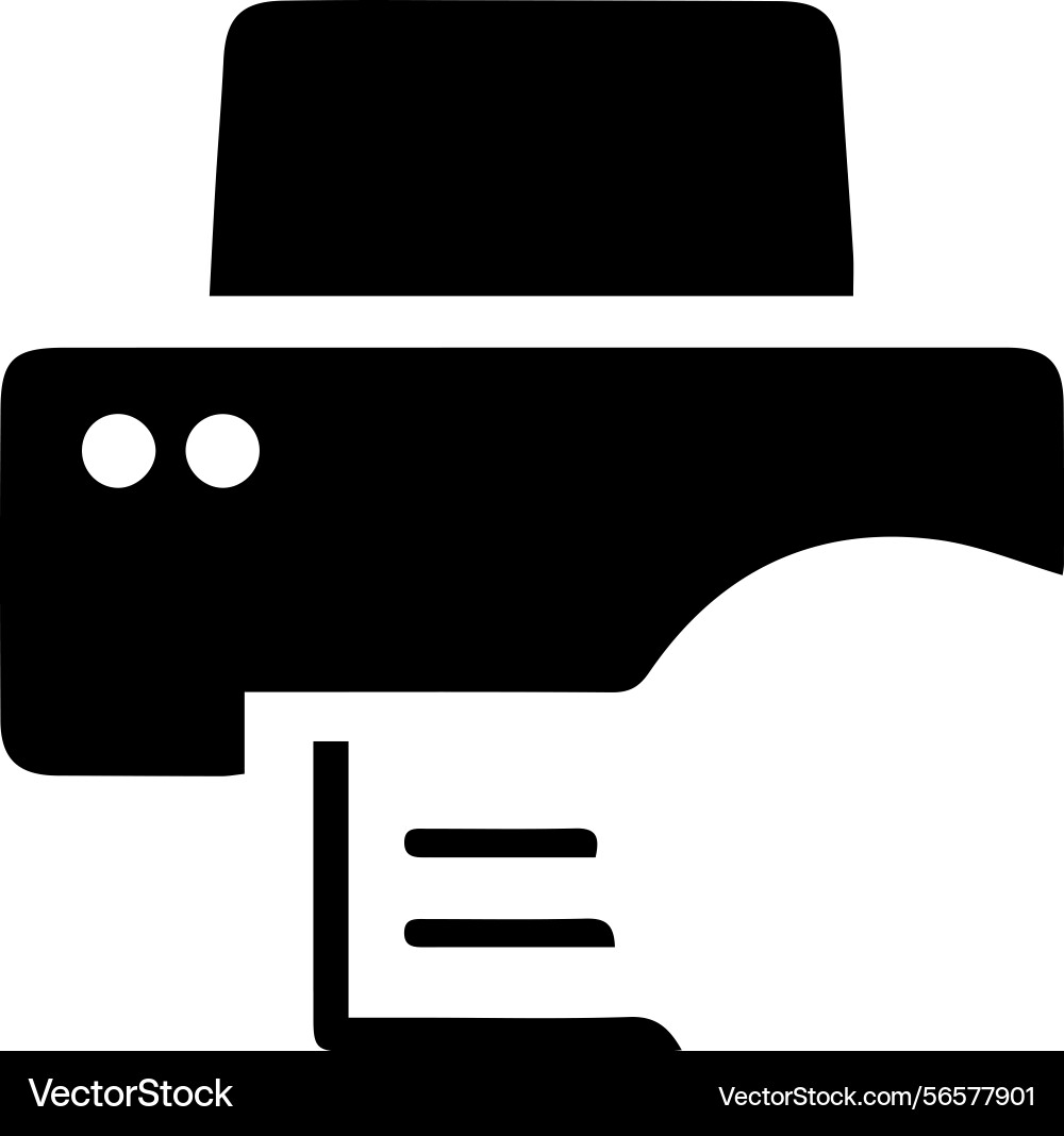 Computer printer icon symbol image Computer printer icon symbol image vector image