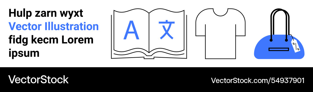 Elements of fashion literary and language Elements of fashion literary and language vector image