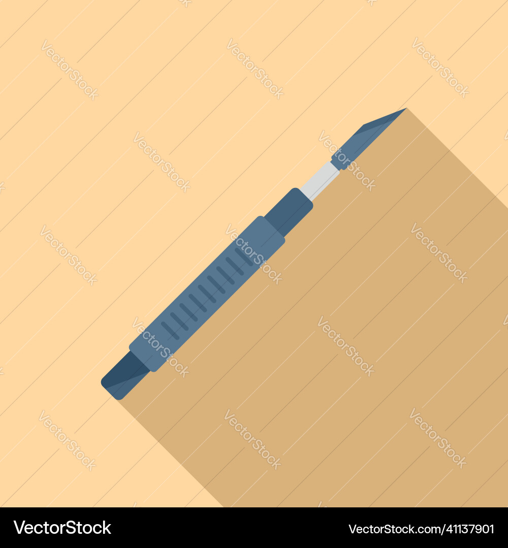 Tablet repair scalpel icon flat smartphone Tablet repair scalpel icon flat smartphone vector image