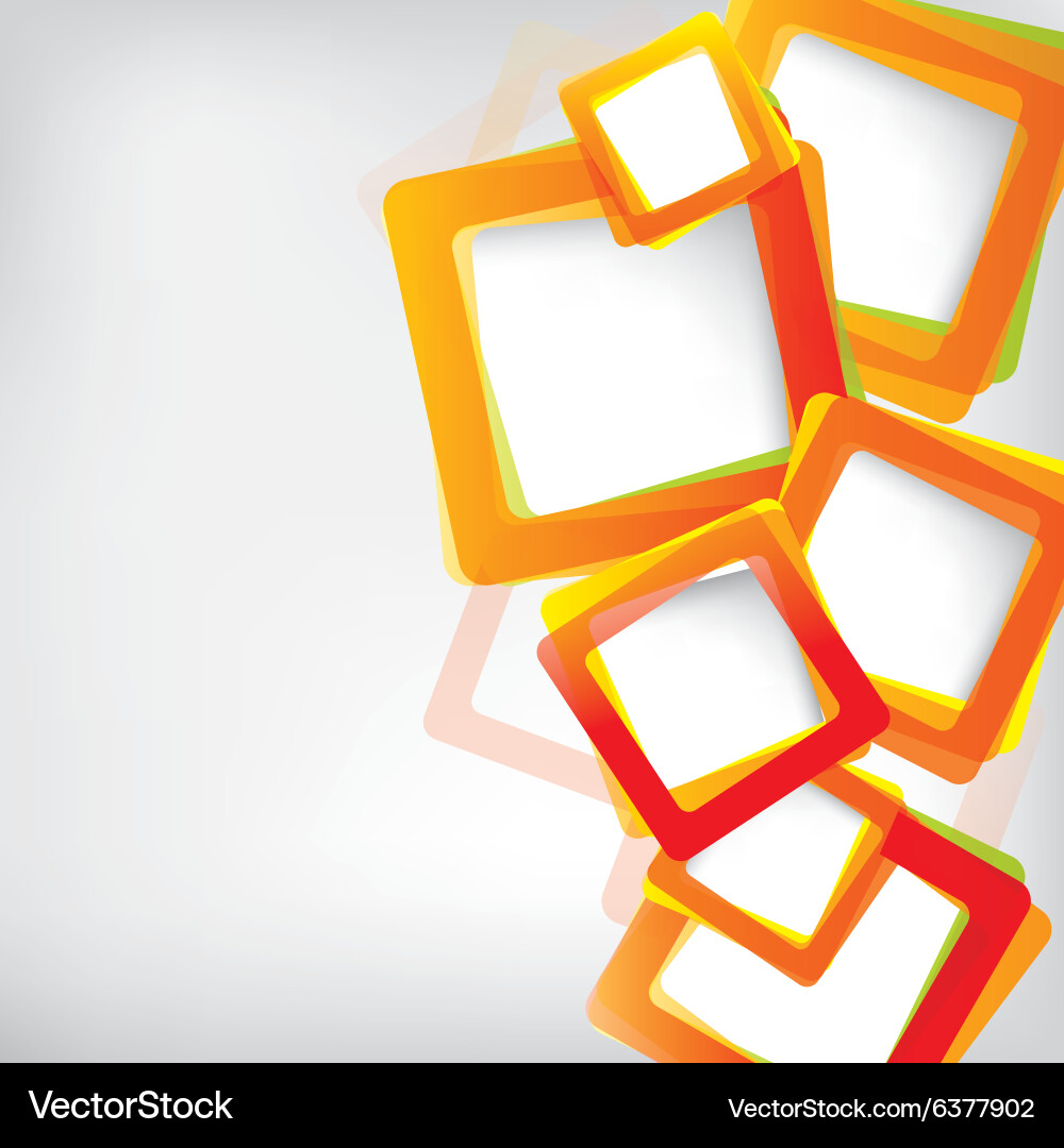 Abstract background with frame for text vector image