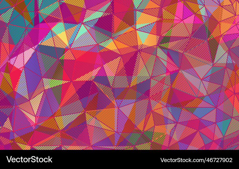 Abstract Polygon Color Background vector image
