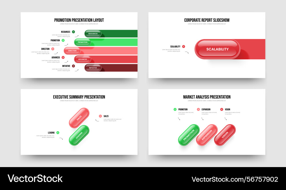 Project introduction five one two three element Vector Image