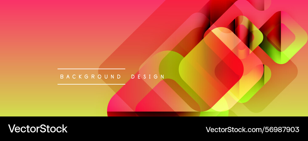 Abstract gradient background overlapping squares Abstract gradient background overlapping squares vector image