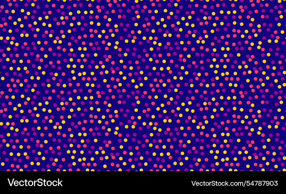 Abstract polka dot pattern with geometric circles Vector Image