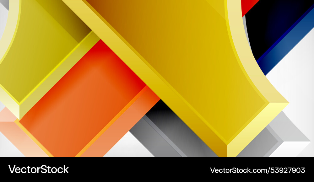 Arrow with round elements color geometric shapes Arrow with round elements color geometric shapes vector image