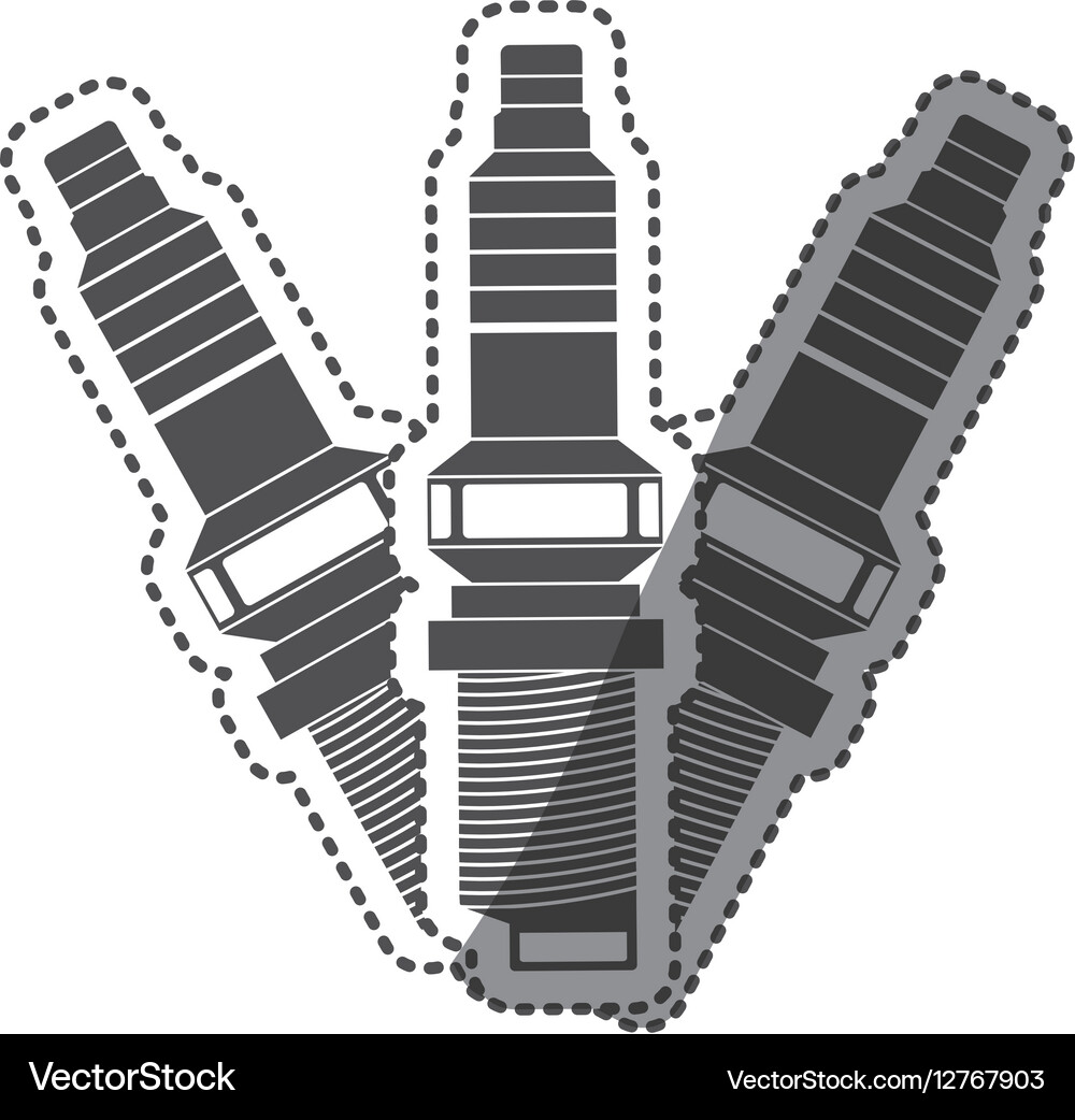 Fuel Plug Vector Car spark plug (12767903) – Royalty-Free Vector | VectorStock