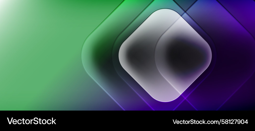 Abstract Gradient Concentric Squares Vector Image