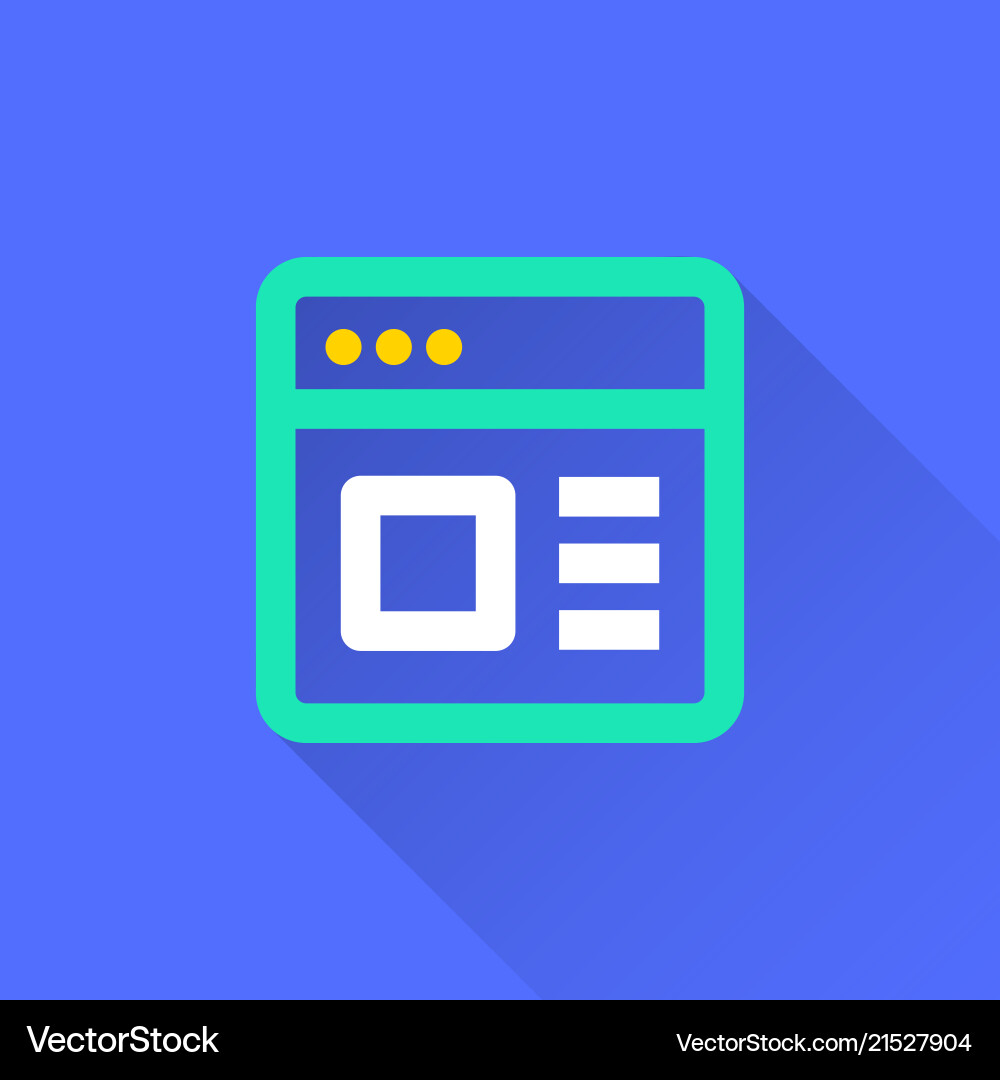Browser icon Royalty Free Vector Image - VectorStock