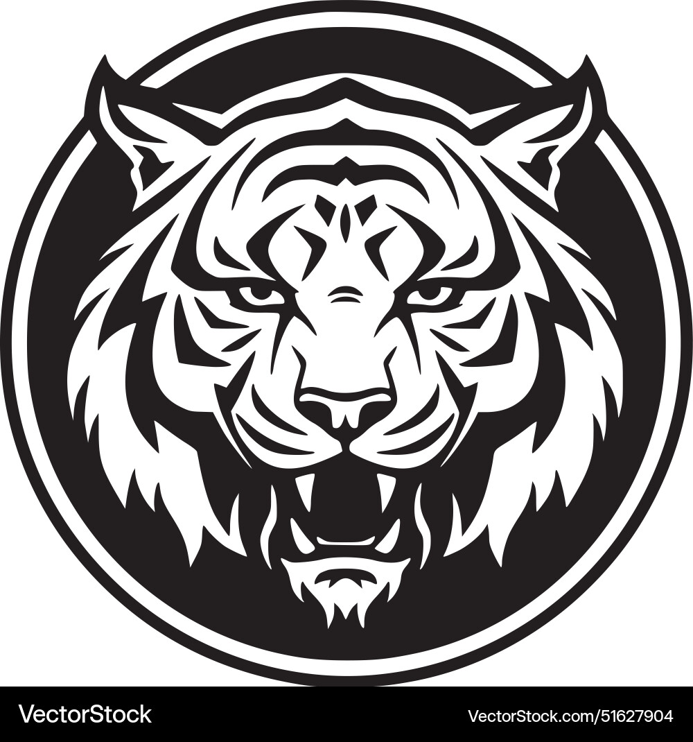 Tiger - hochwertiges Logo ideal für T-Shirt Tiger - hochwertiges Logo ideal für T-Shirt vektorbild