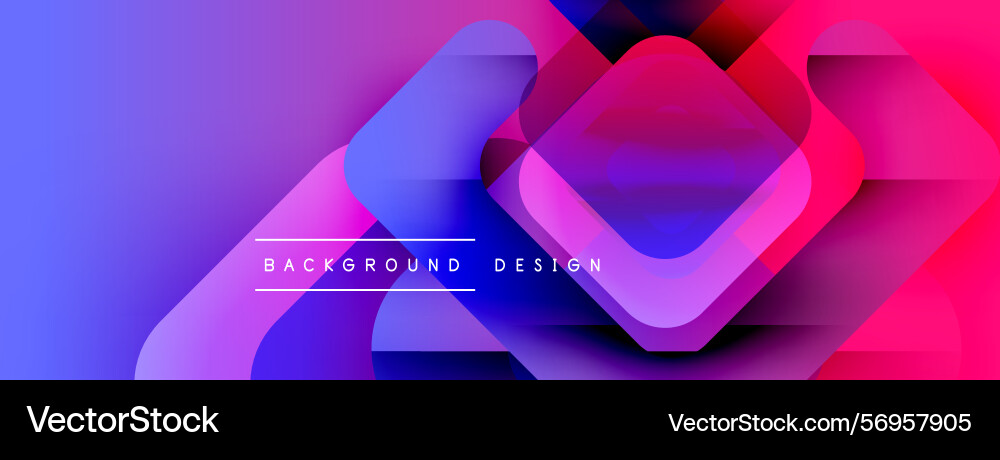 Abstract fluid shapes overlap creating vibrant Abstract fluid shapes overlap creating vibrant Vector Image