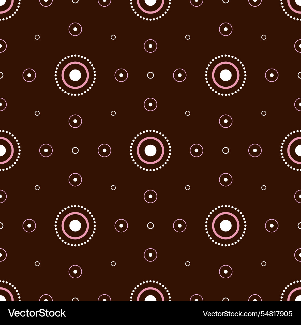 Geometric seamless pattern with round elements Geometric seamless pattern with round elements vector image