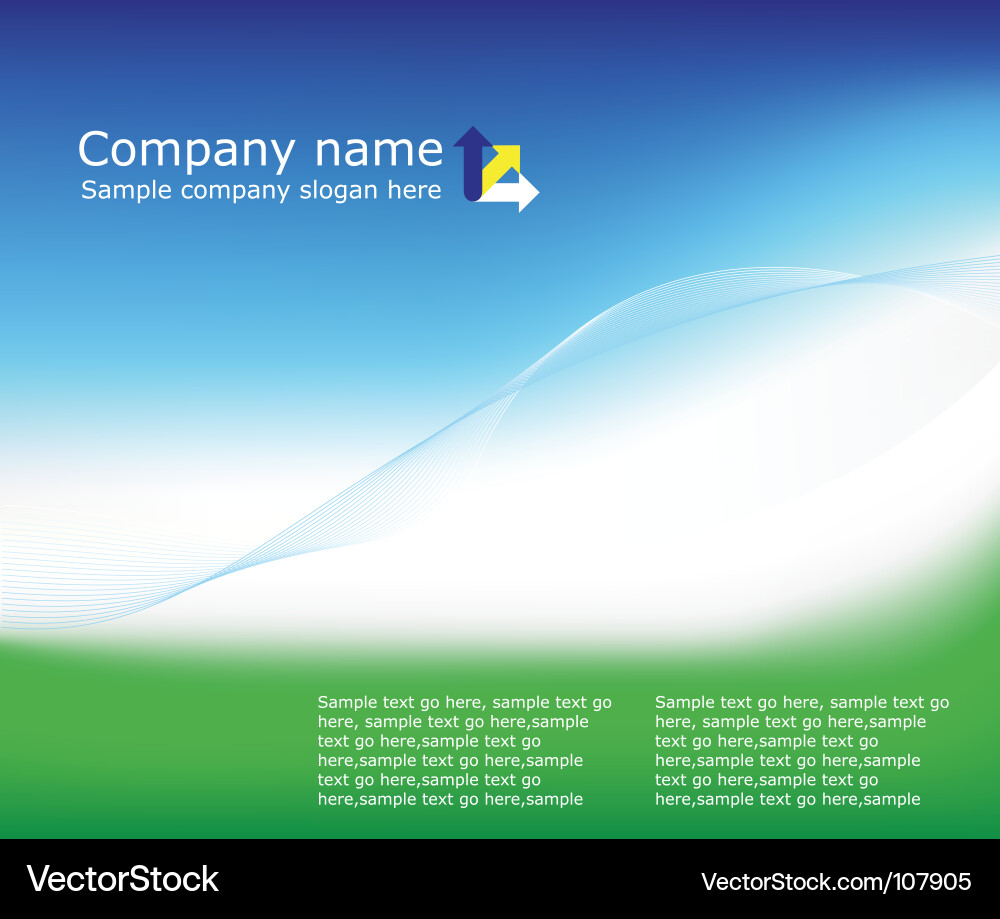 Gradient Blue Background Vector Image