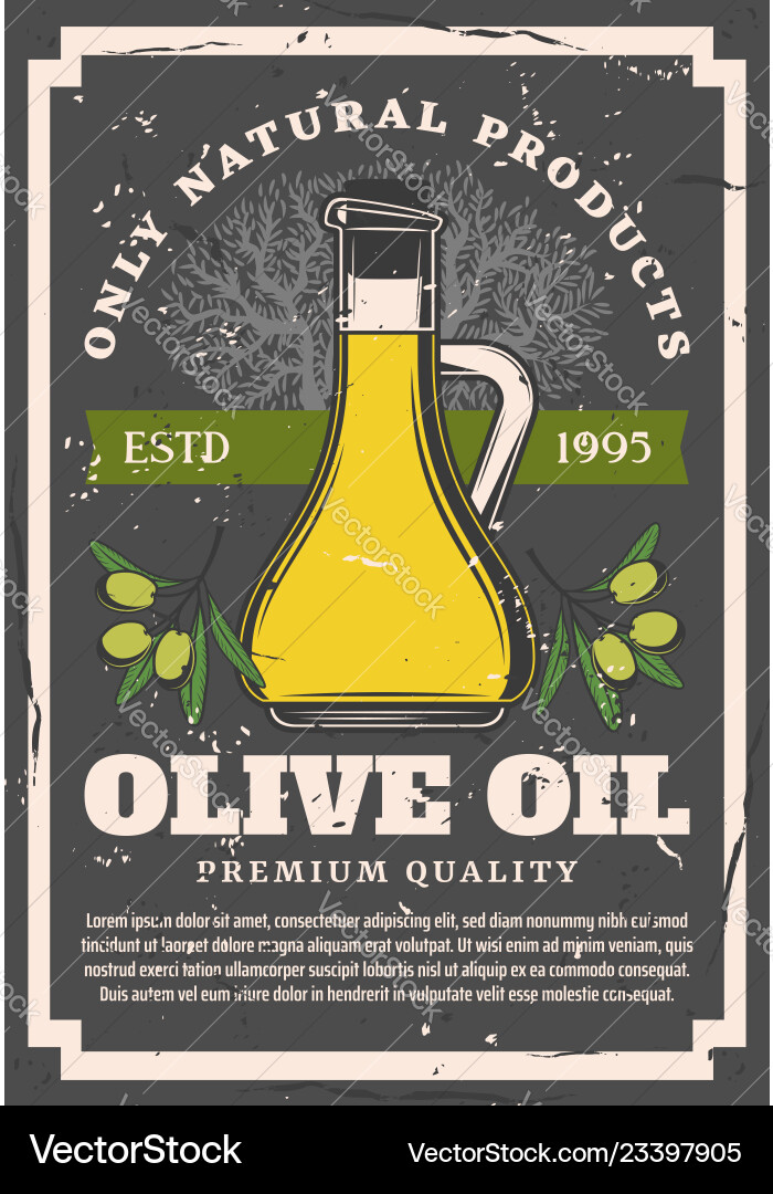Olivenölflasche mit Baum und grünem Fruchtzweig Olivenölflasche mit Baum und grünem Fruchtzweig vektorbild