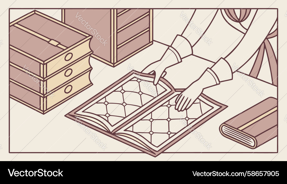 Organized Project Documentation Vector Image