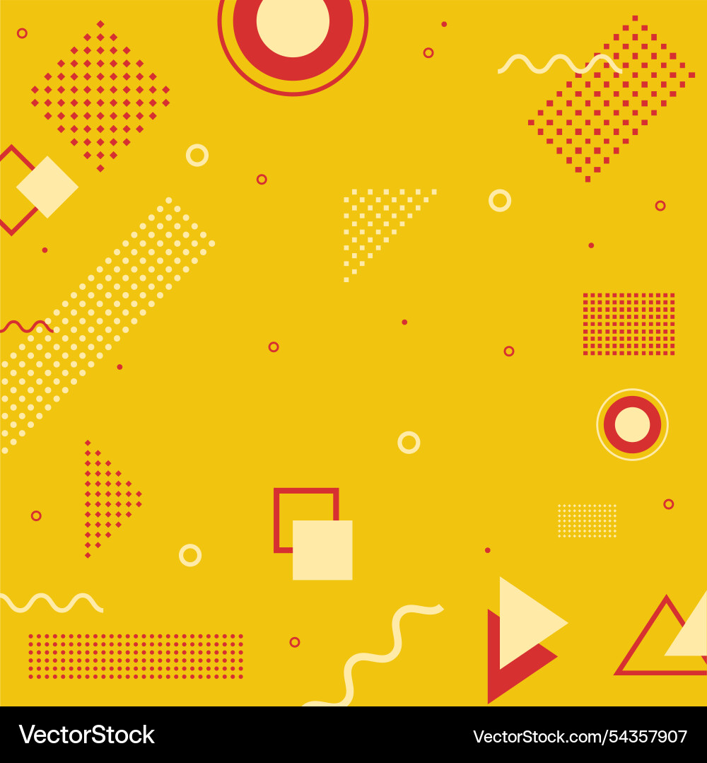 Abstract geometric background of memphis element Abstract geometric background of memphis element Vector Image