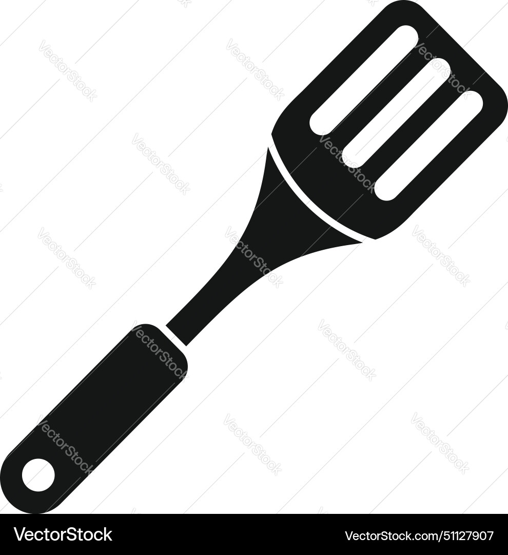 Fried element spatula icon simple object Fried element spatula icon simple object vector image