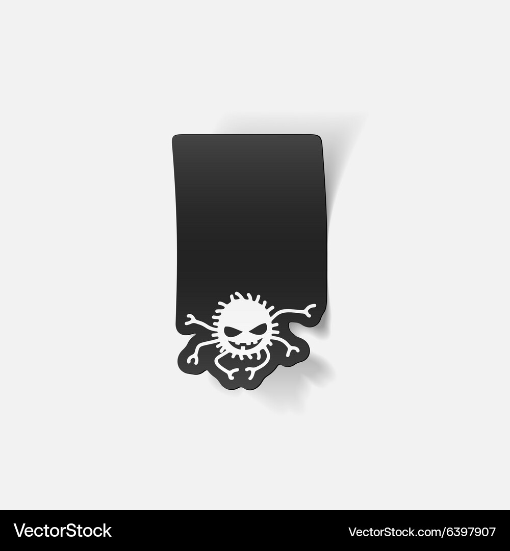 Realistic design element spider Vector Image